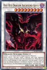 Hot Red Dragon Archfiend Abyss - MGED-EN068 - Rare - 1st Edition