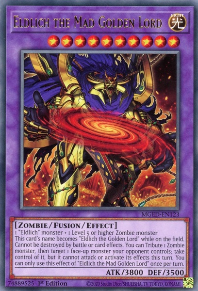 yugioh maximum gold el dorado most expensive cards YuGiOh Maximum Gold El Dorado Single Card Premium Gold Rare Gold Sarcophagus MGED-EN041