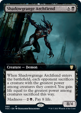 Shadowgrange Archfiend - Extended Art