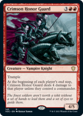 Crimson Honor Guard - Foil