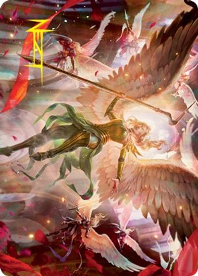 Sigardas Summons Art Card - Gold-Stamped Signature