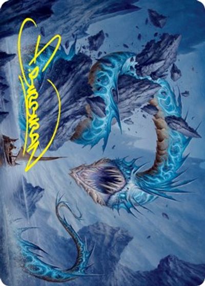 Biolume Serpent Art Card - Gold-Stamped Signature Biolume Serpent Art Card - Gold-Stamped Signature