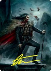 Dracula, Blood Immortal Art Card - Gold-Stamped Signature