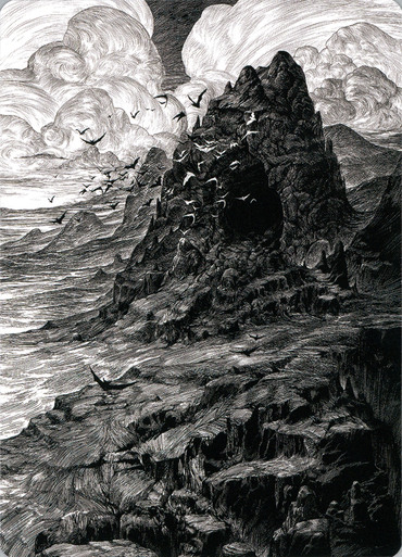 Mountain Art Card Mountain Art Card