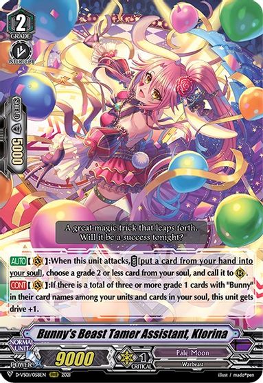 Bunnys Beast Tamer Assistant, Klorina - D-VS01/058EN - RRR Bunnys Beast Tamer Assistant, Klorina - D-VS01/058EN - RRR