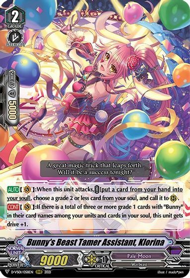 Bunnys Beast Tamer Assistant, Klorina - D-VS01/058EN - RRR