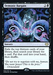 Demonic Bargain - Foil - Prerelease Promo