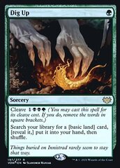 Dig Up - Foil - Prerelease Promo