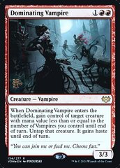 Dominating Vampire - Foil - Prerelease Promo