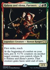 Halana and Alena, Partners - Foil - Prerelease Promo