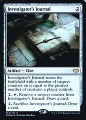 Investigator's Journal - Foil - Prerelease Promo