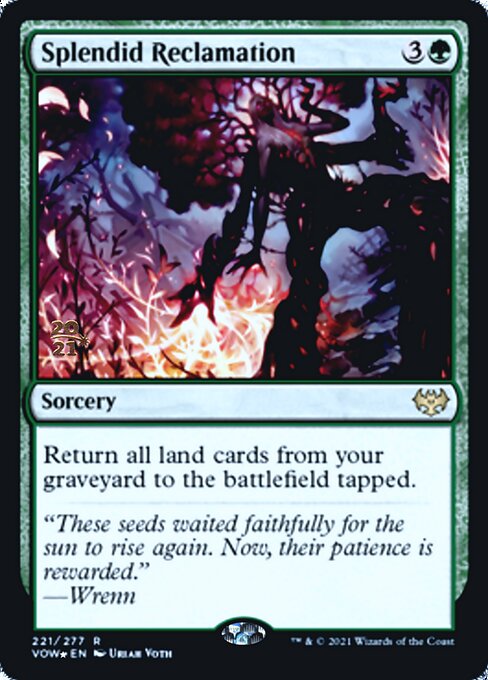 Splendid Reclamation - VOW Prerelease - Foil