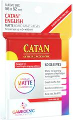 Gamegenic: Matte Sleeves - Catan (56 X 82mm) Red