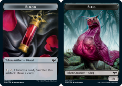 Blood Token // Slug Token - Foil