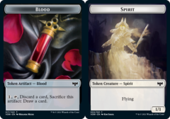 Blood (017) // Spirit (002) Double-Sided Token - Foil