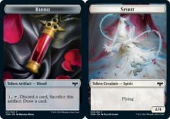 Blood // Spirit (003) Double-sided Token - Foil