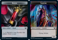 Blood // Vampire (007) Double-sided Token - Foil