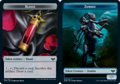 Blood Token // Zombie Token (005) - Foil