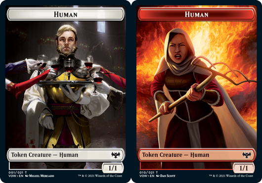 Human Token (001) // Human Token (010) - Foil