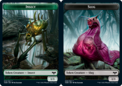 Insect // Slug Double-sided Token - Foil