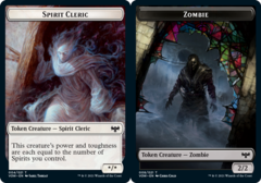 Spirit Cleric (004) // Zombie (008) Double-Sided Token - Foil