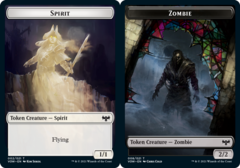 Spirit Token (002) // Zombie Token (008) - Foil