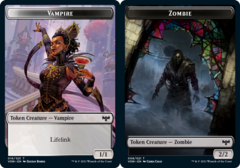 Vampire Token (016) // Zombie Token (008) - Foil