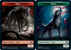 Wolf Token (011) // Wolf Token (014) - Foil