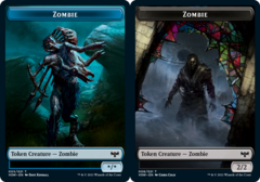 Zombie (005) // Zombie (008) Double-Sided Token - Foil