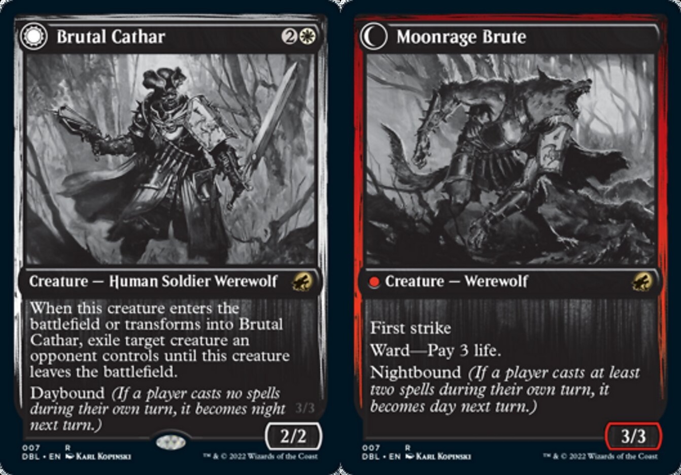 Brutal Cathar // Moonrage Brute