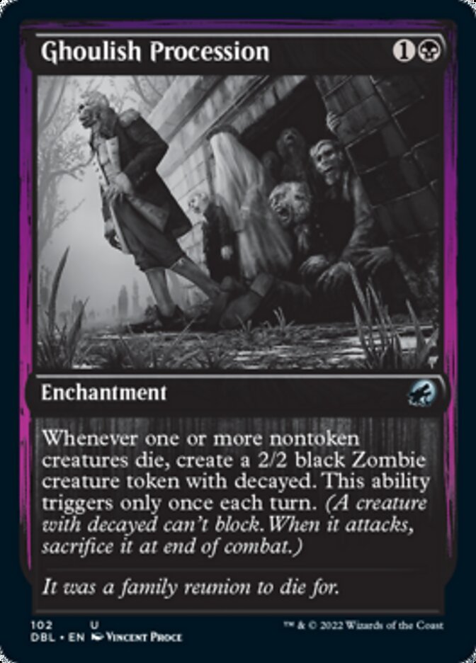 Ghoulish Procession - Foil