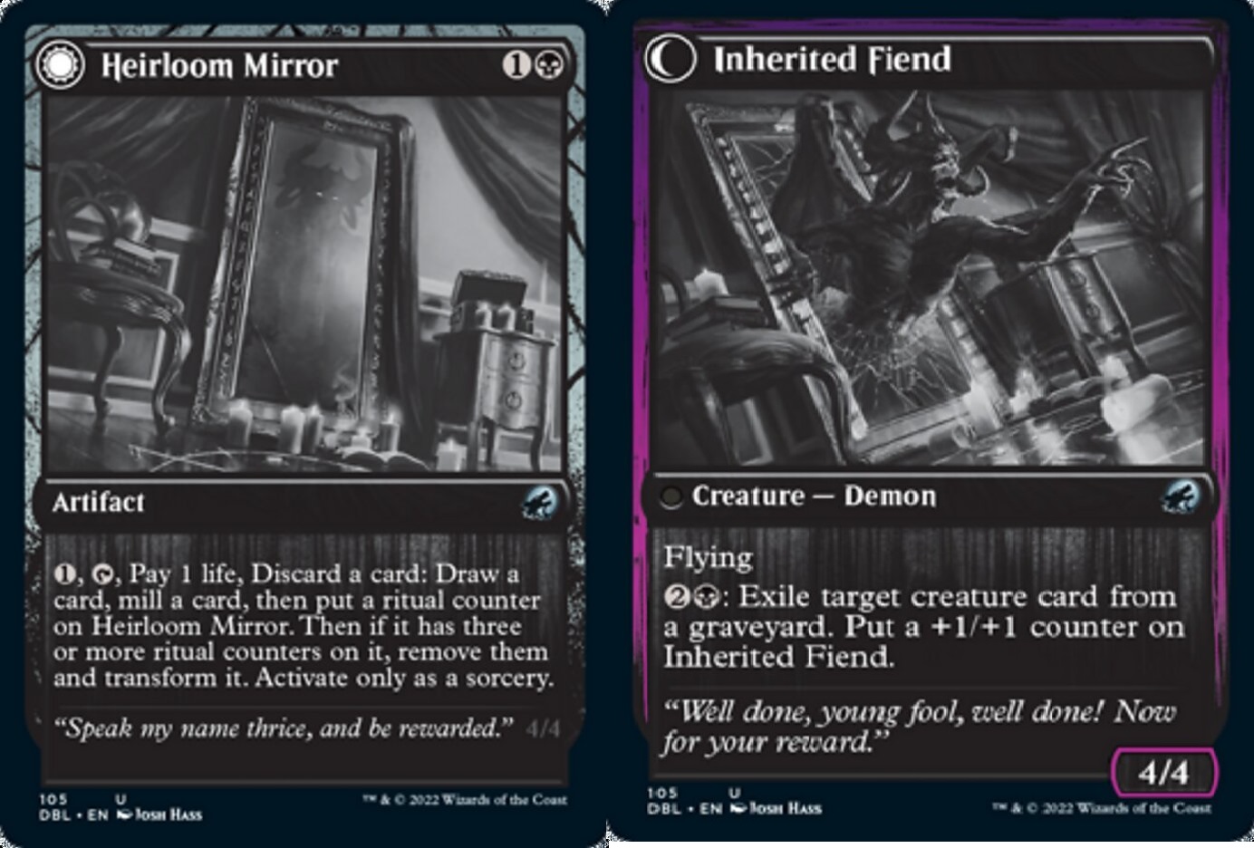 Heirloom Mirror // Inherited Fiend - Foil