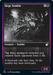 Siege Zombie - Foil