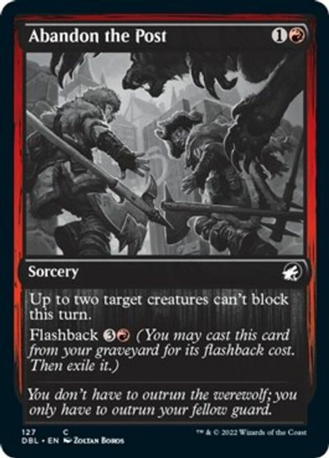 1x Abandon the Post MTG Innistrad: Double Feature NM Magic Regular