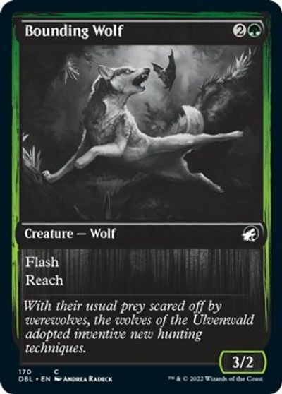 Bounding Wolf - Foil