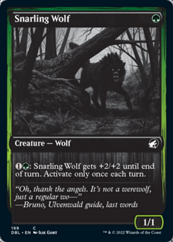 Snarling Wolf (199) - Foil