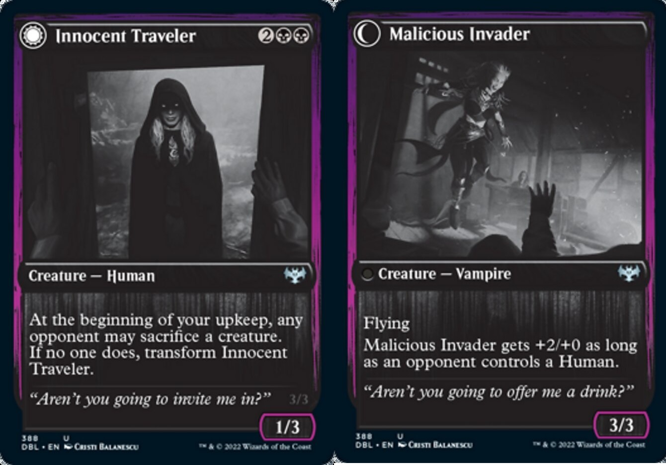 Innocent Traveler // Malicious Invader - Foil