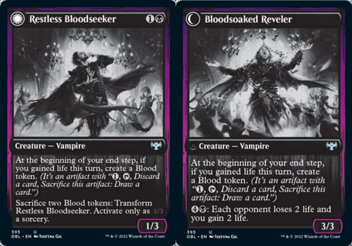 Restless Bloodseeker // Bloodsoaked Reveler