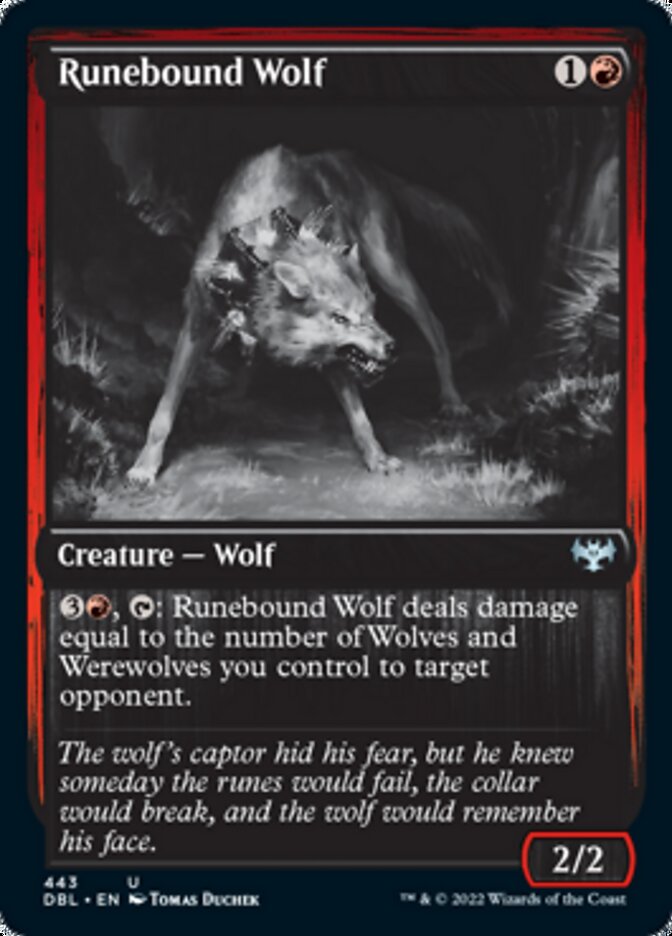 Runebound Wolf - Foil