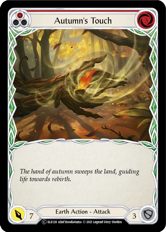 Autumns Touch (Red) - Rainbow Foil - Unlimited Edition