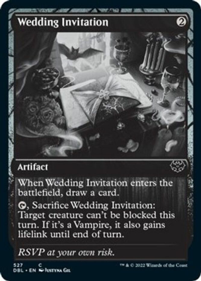 mtg wedding cards Wedding Invitation (foil)