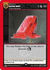 Blood Ruby 29/159 - 1st Edition