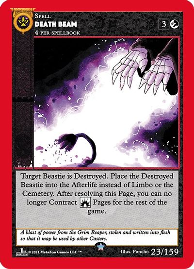 Death Beam 23/159 - 1st Edition