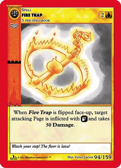 Fire Trap 94/159 - 1st Edition