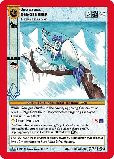 Gee-Gee Bird 97/159 - 1st Edition