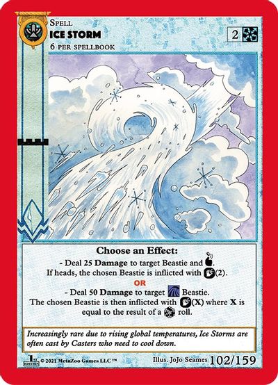 Ice Storm 102/159 - 1st Edition