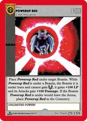 Powerup Red 25/159 - 1st Edition