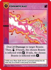 Pyrokinetic Blast 123/159 - 1st Edition