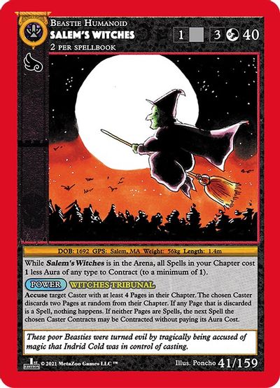 Salems Witches 41/159 - 1st Edition
