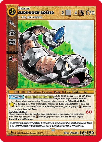Slide-Rock Bolter 16/159 - 1st Edition